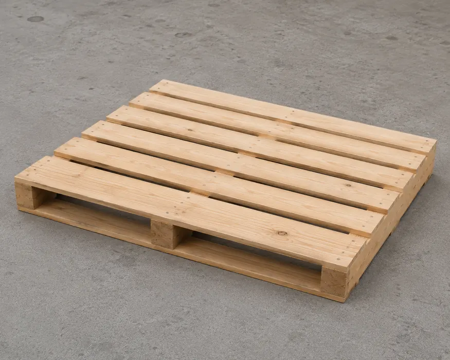 Two Way Wooden Pallet (Stringer Pallet)